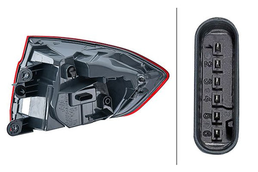 Hella 2SD 012 147-411 Tail Light Assembly