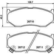 DON Brake Pad Set PCP2275