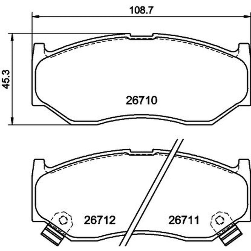 DON Brake Pad Set PCP2275