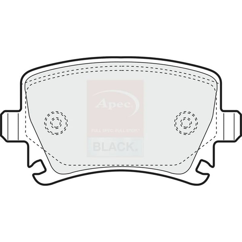 Apec Rear Brake Pad Set PAD1324B