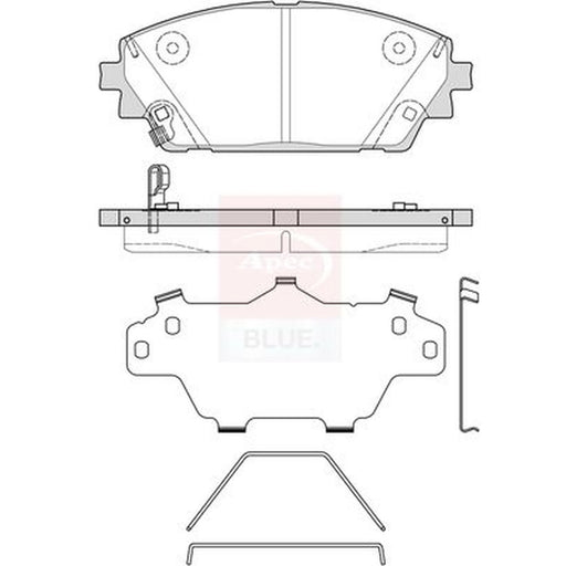 Apec Front Brake Pad Set PD3973