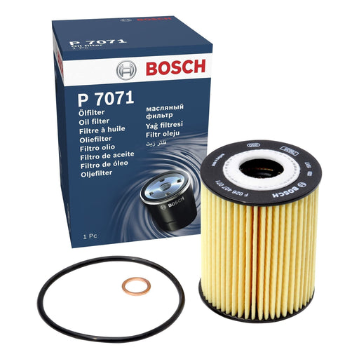 Genuine Bosch Car Oil Filter P7071 Fits Chevrolet Captiva Vcdi - 2.0 - 06-11 F02 Bosch  - Town Parts