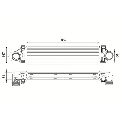 Valeo Intercooler (Charge Air Cooler) 881604