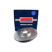 Borg & Beck 2 x Vented Front Brake Discs BBD6195S