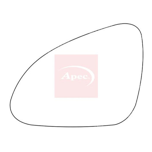 Apec Exterior Wing Mirror Glass Left AMS2158