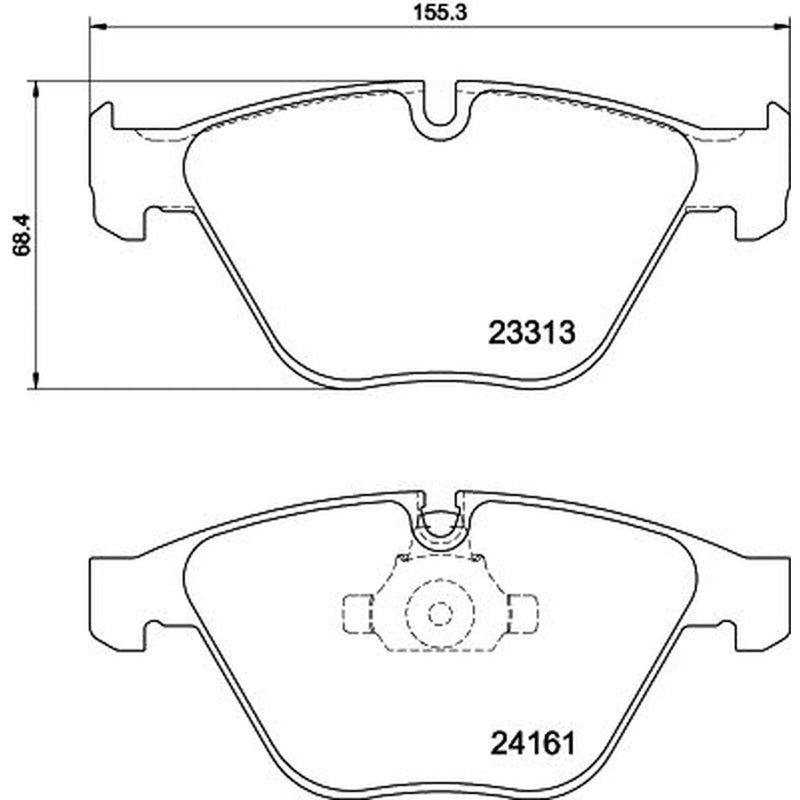 Mintex Front Brake Pad Set MDB4058