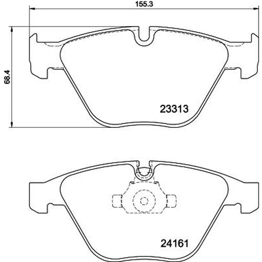 Mintex Front Brake Pad Set MDB4058