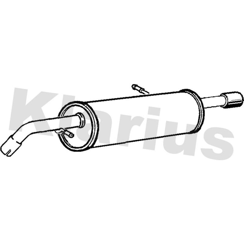 Klarius Box With Tail Pipe Rear PG870T