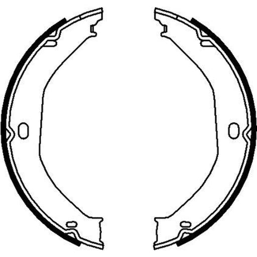 Mintex Parking Brake Shoe Set MFR709