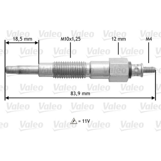 Valeo Diesel Engine Glow Plug 345180