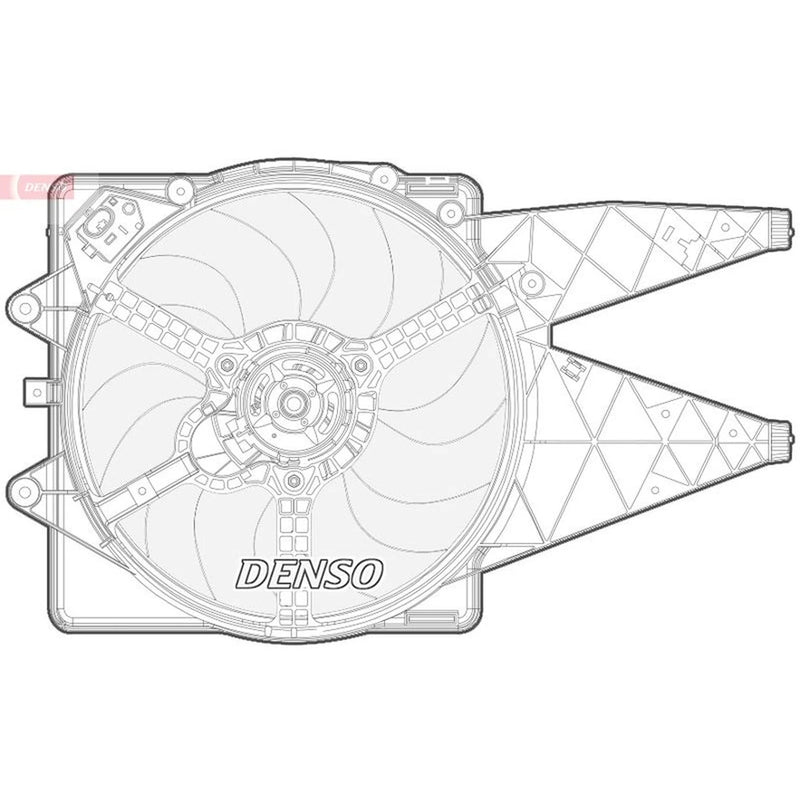 Denso Engine Cooling Fan DER09092