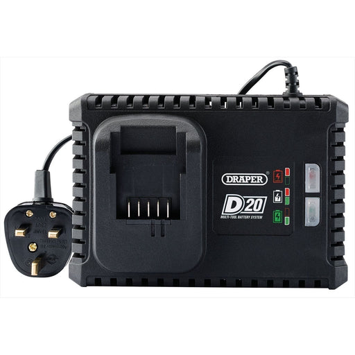 Draper D20 20V Fast Battery Charger, 4A 55913 Draper  - Town Parts