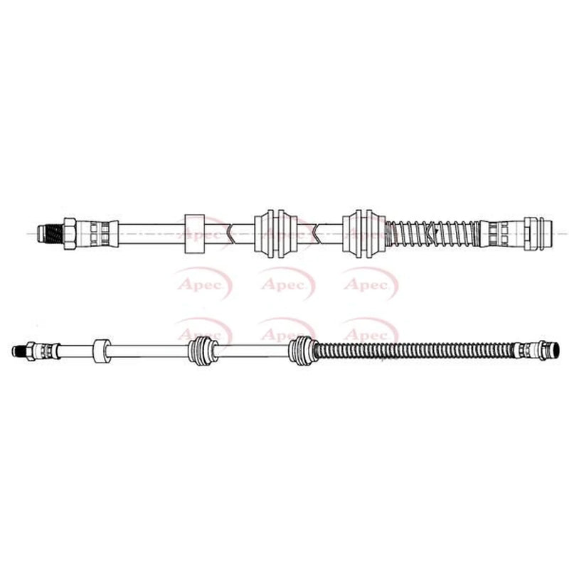 Apec Brake Hydraulic Hose Line Rear HOS4461
