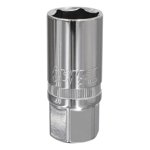 Sealey Spark Plug Socket 21mm 1/2"Sq Drive S12SP14 Sealey  - Town Parts