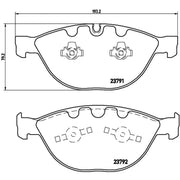Brembo 4 x Front Brake Pad Set P06047