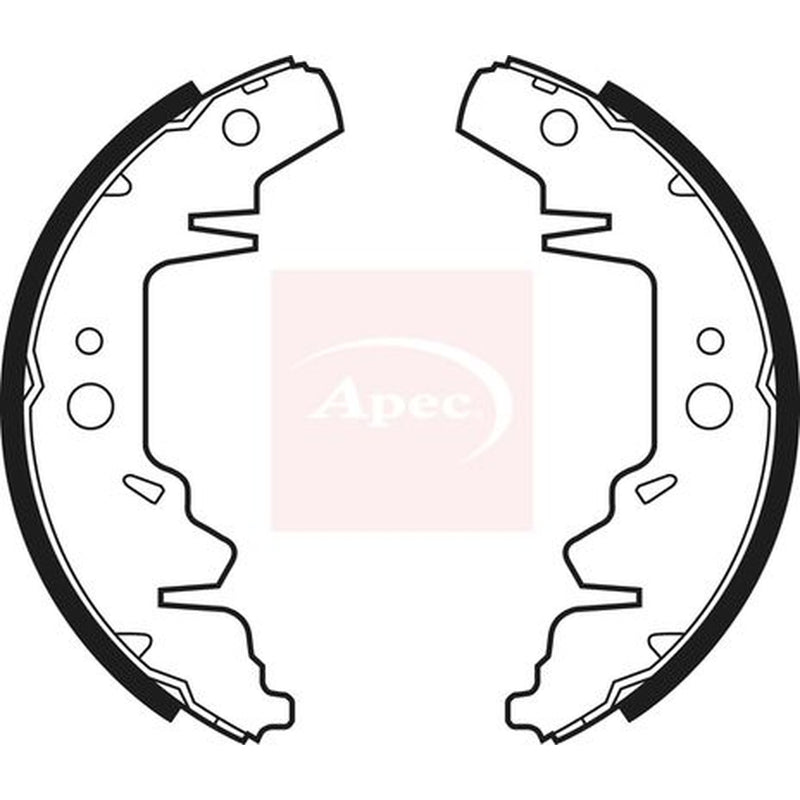 Apec Brake Shoe Set Axle Kit SHU550