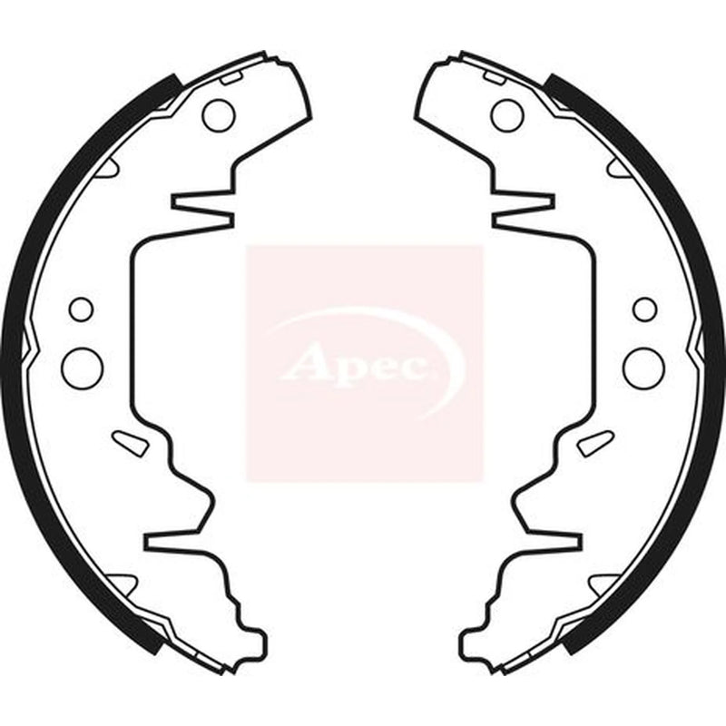 Apec Brake Shoe Set Axle Kit SHU550