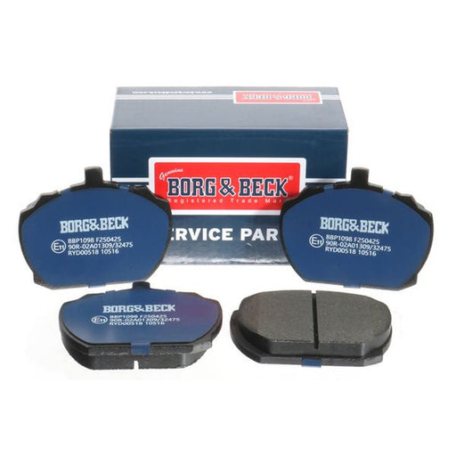 Borg & Beck 4 x Front Brake Pad Set BBP1098