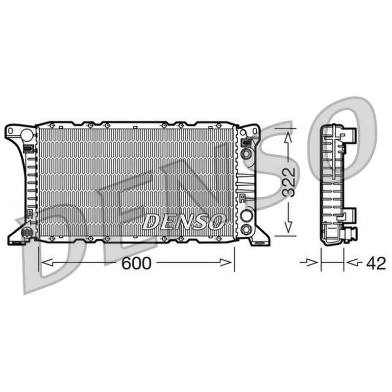 Denso Engine Radiator DRM10092
