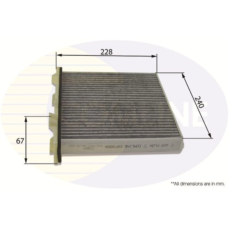Comline Cabin Air Filter (Pollen Filter) EKF265A