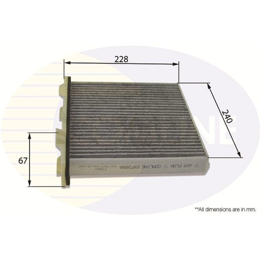 Comline Cabin Air Filter (Pollen Filter) EKF265A