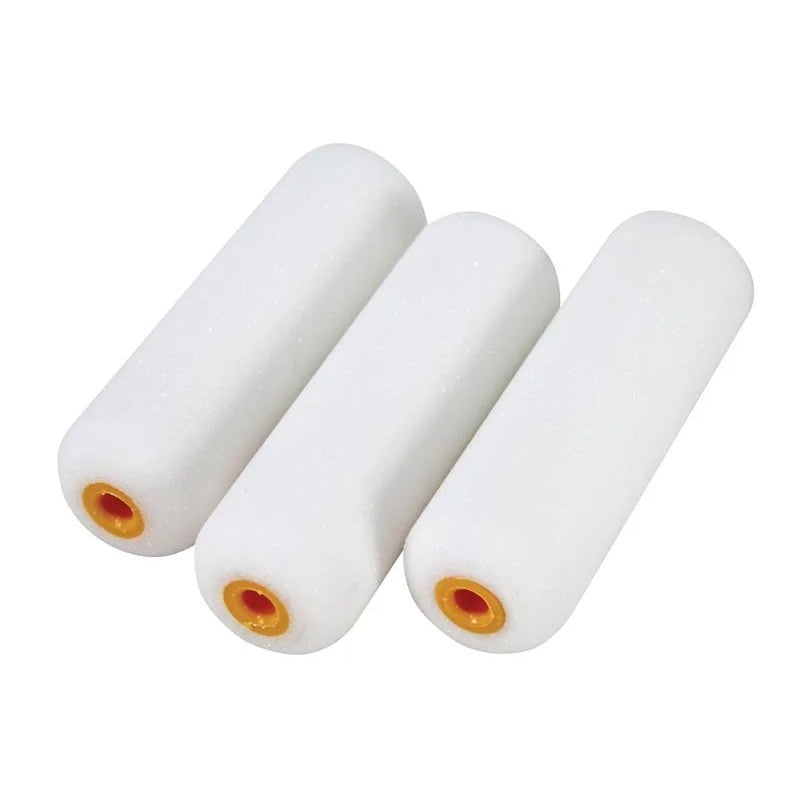 Faithfull Foam Mini Roller Refills 100mm (4in) Pack of 10 - FAIRMINI10F