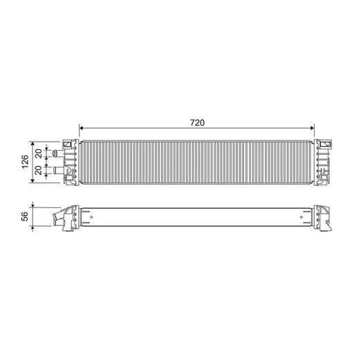 Valeo Engine Radiator 701294