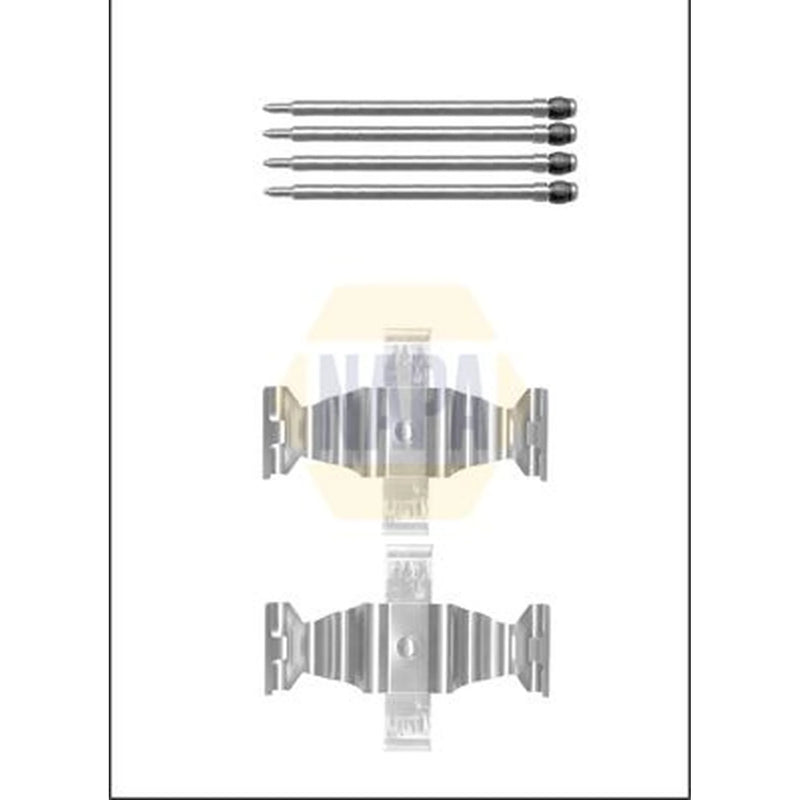 NAPA Brake Pad Accessory Fitting Kit Front NFK1045