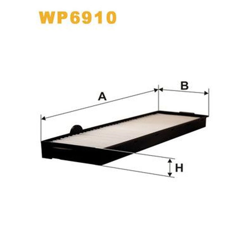WIX Cabin Air Filter (Pollen Filter) WP6910