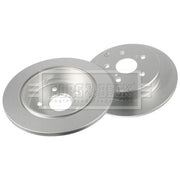 Borg & Beck 2 x Solid Rear Brake Discs BBD5372