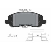Textar Front Brake Pad Set 2458301