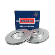 Borg & Beck 2 x Vented Front Brake Discs BBD4352