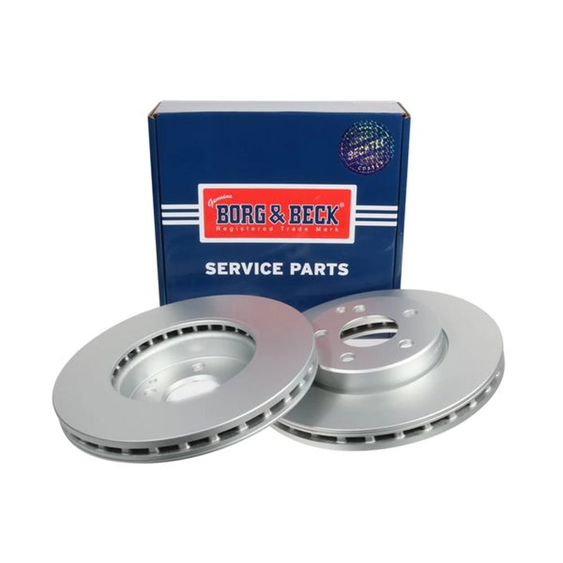 Borg & Beck 2 x Vented Front Brake Discs BBD4352