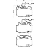 Mintex Front Brake Pad Set MDB1300