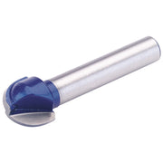 Draper TCT Router Bit 1/4" Core Box 12.7x6.35mm Radius
