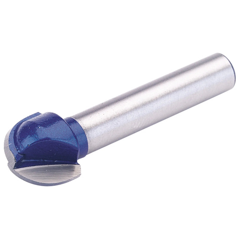 Draper TCT Router Bit 1/4" Core Box 12.7x6.35mm Radius