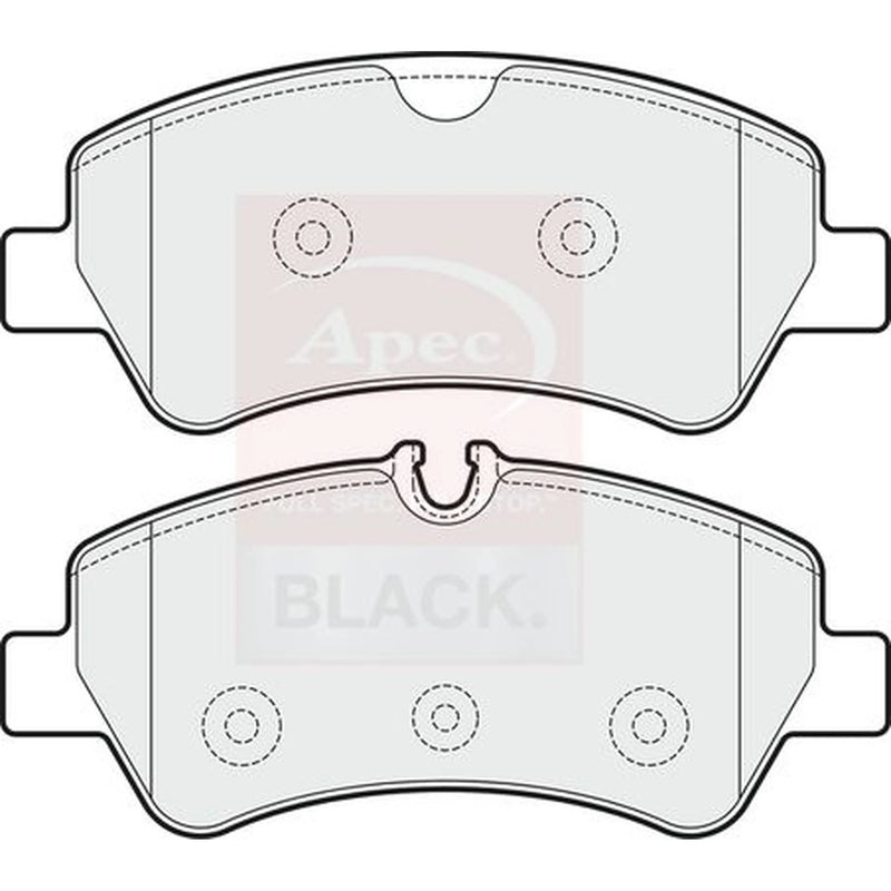 Apec Rear Brake Pad Set PAD1931B