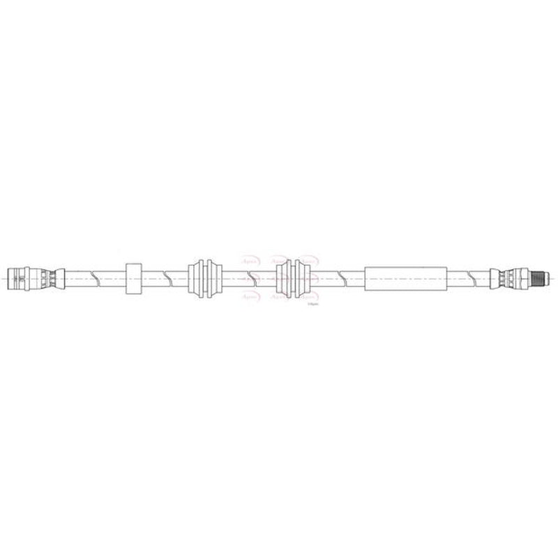 Apec Brake Hydraulic Hose Line Front HOS4468
