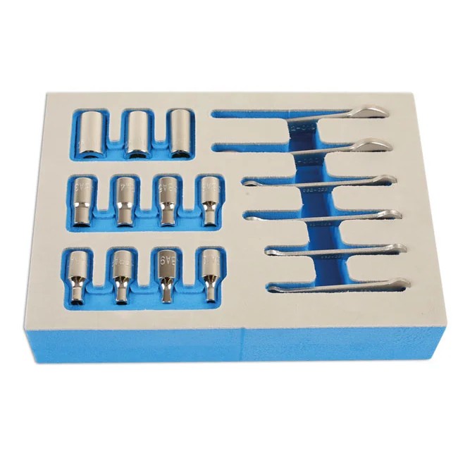 Laser Tools BA Spanner & Socket Set 1/4"D 17pc - PL