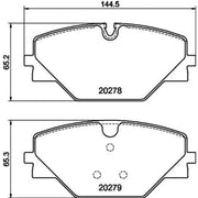 Mintex Rear Brake Pad Set MDB4338