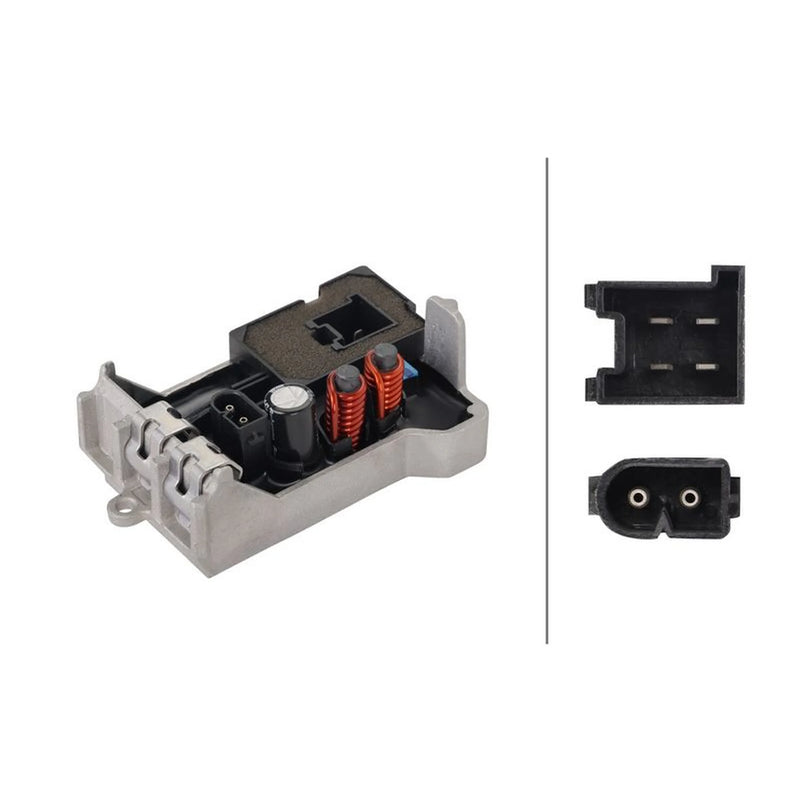 Hella Heater Blower Regulator 5HL 366 410-451