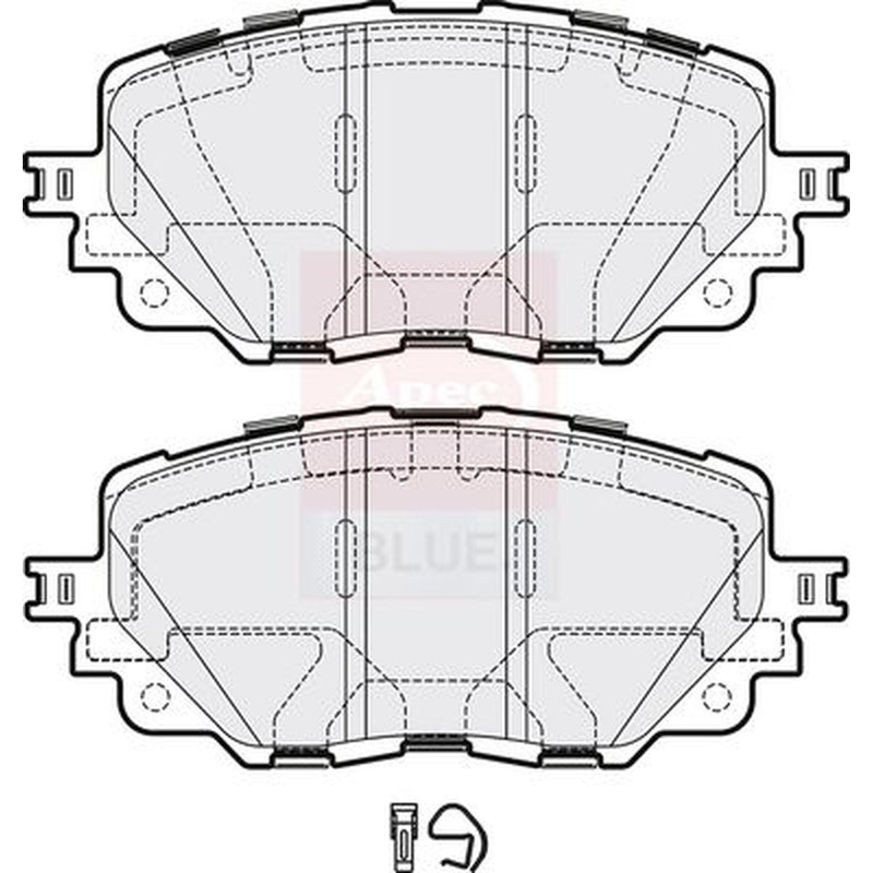 Apec Front Brake Pad Set PD3793