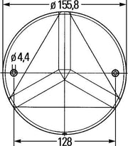 Hella 8RA 343 220-017 Reflector