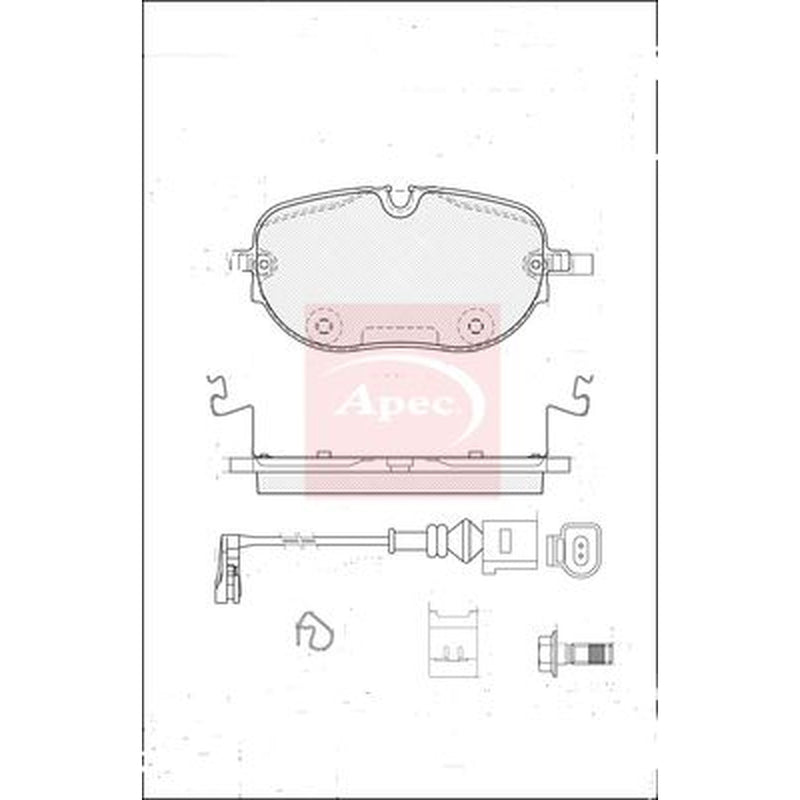 Apec Front Brake Pad Set PAD2468