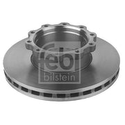 Febi 2 x Internally Vented Front Brake Discs 11190