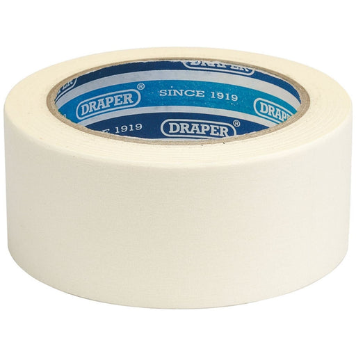 Draper Masking Tape Roll, 50m x 50mm 63480 Draper  - Town Parts