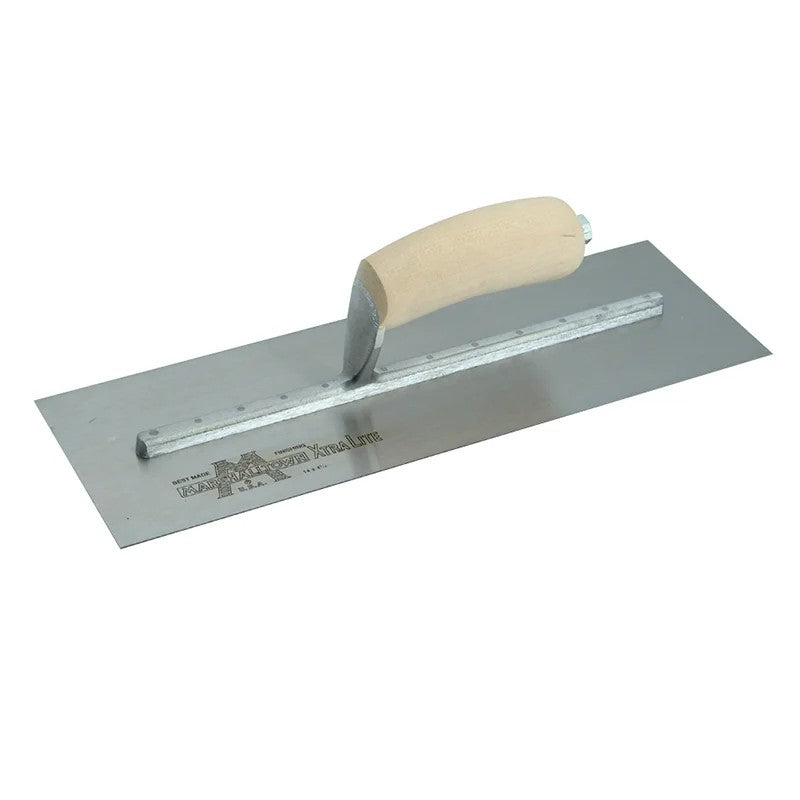 Marshalltown MXS77 Cement Trowel Wooden Handle 18 x 4.1/2in - MXS77