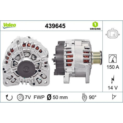 Valeo Car Alternator 12V 439645