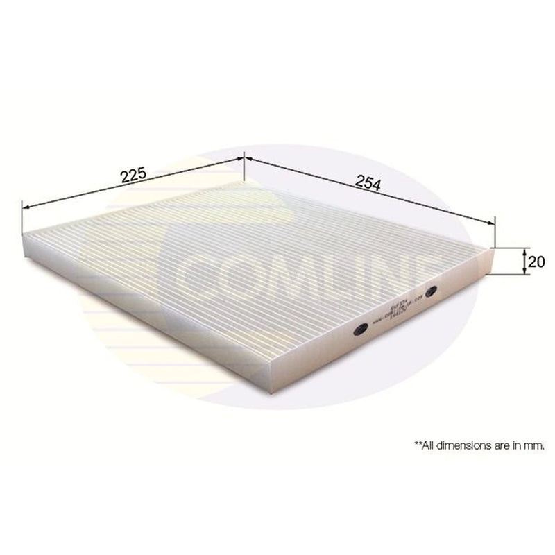 Comline Cabin Air Filter (Pollen Filter) EKF374