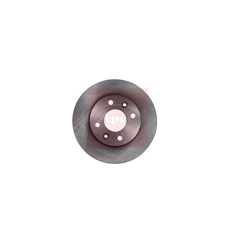Apec 2 x Solid Front Brake Discs DSK184